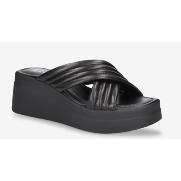 Bella Vita Maz Womens 11 Italy Platform Slide Sandal - Picture 1 of 10